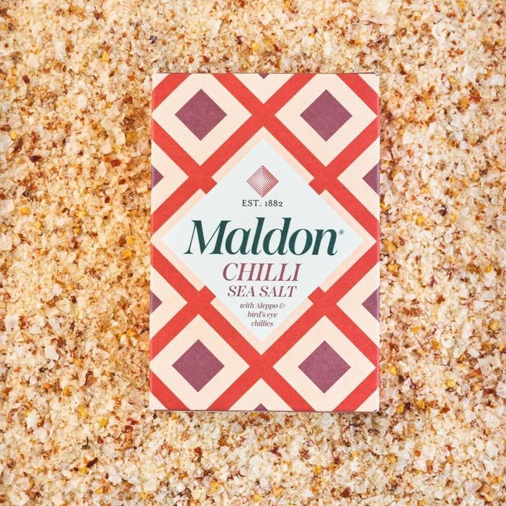 Сіль пластівцями з перцем чилі Maldon